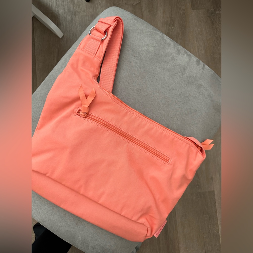Vera Bradley crossbody sling bag in desert flower pink